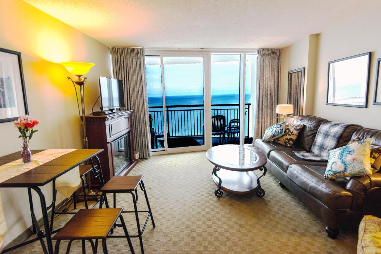 מירטל ביץ' Deluxe Ocean Front One Bedroom Suite In Sandy Beach Resort מראה חיצוני תמונה